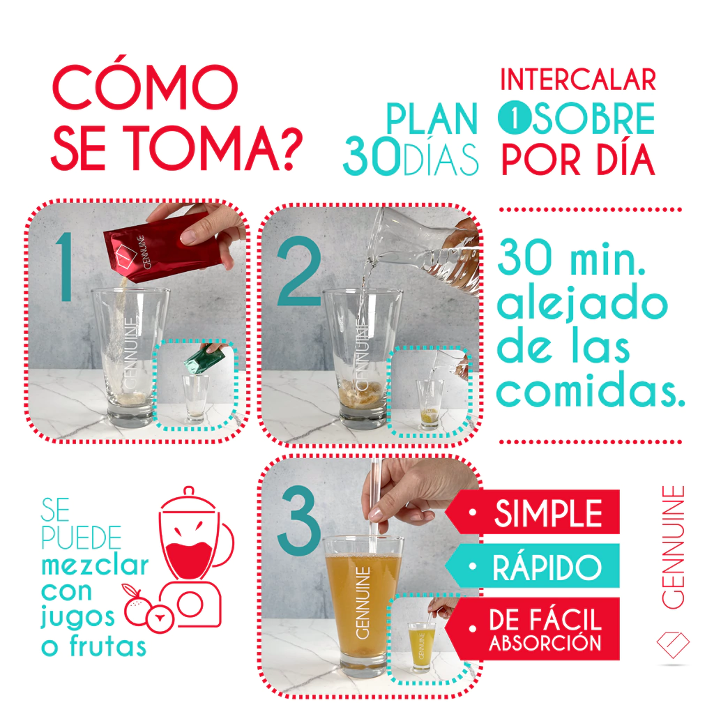 7 MESES - VOLT (ENERGIZAR) - Colágeno hidrolizado bebible (14 cajas - 15 sobres c/u) - Imagen 2